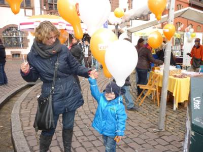 Kinder waren von unseren Luftballons begeistert.